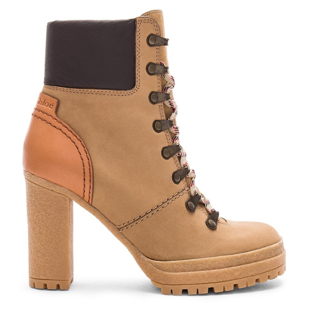 See by Chloe military boots